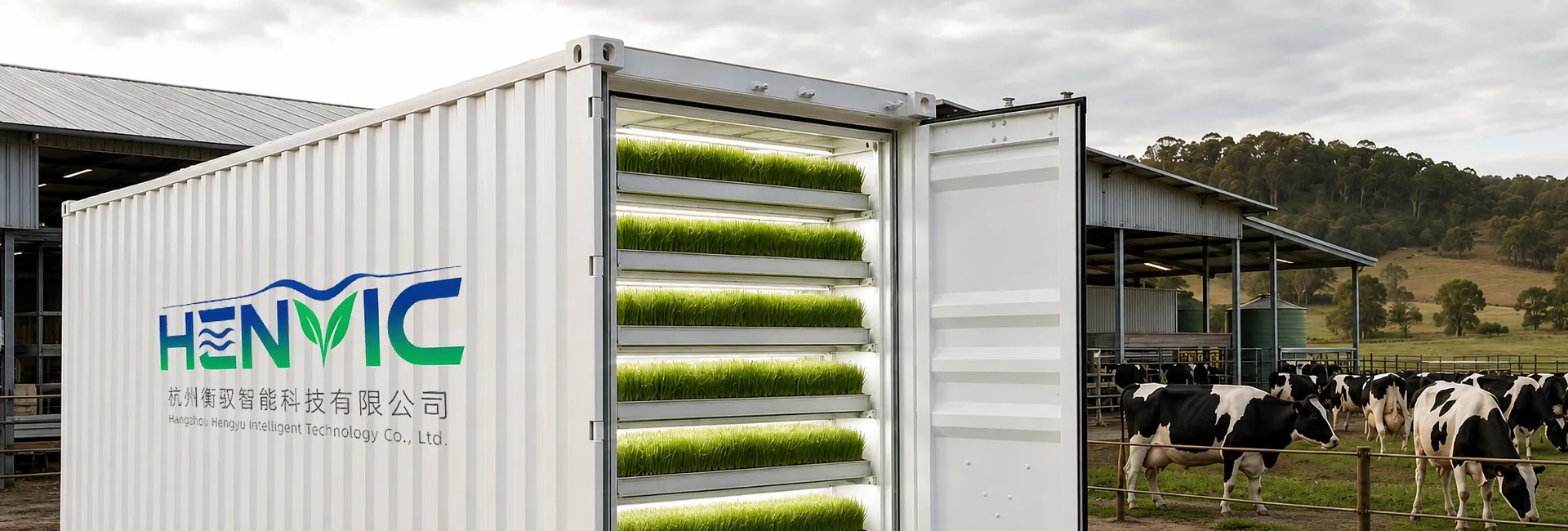 40 ft Vegetable Container Farm Romaine Lettuce Programme