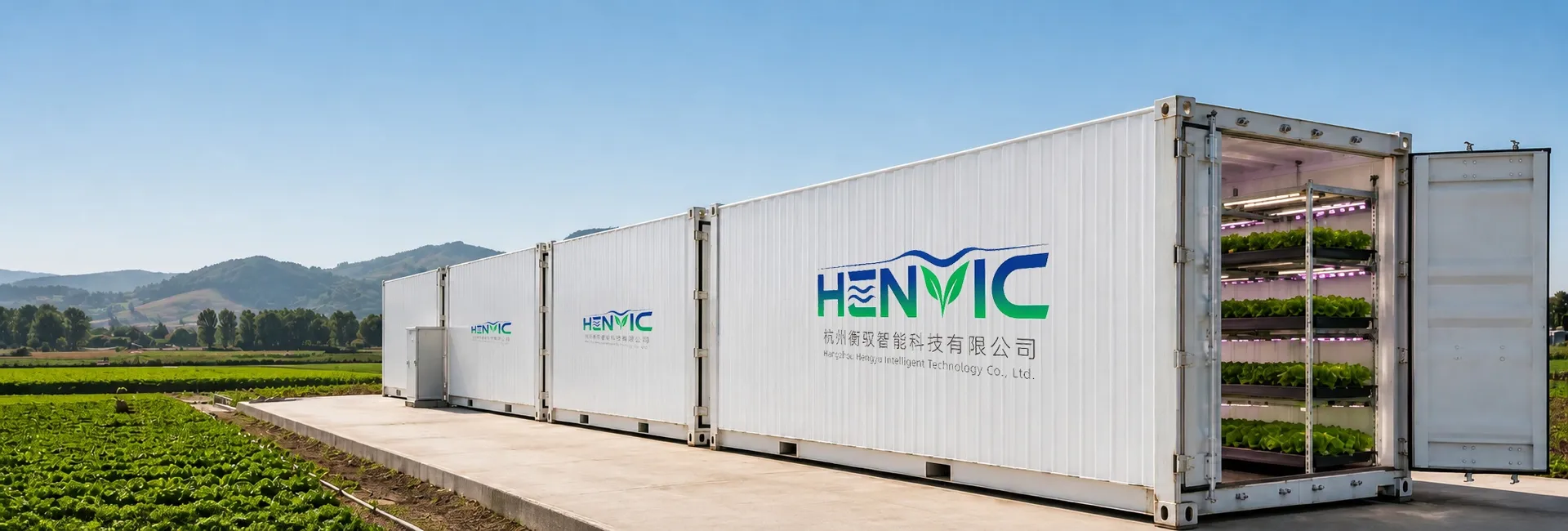 40 ft Vegetable Container Farm Arugula Programme